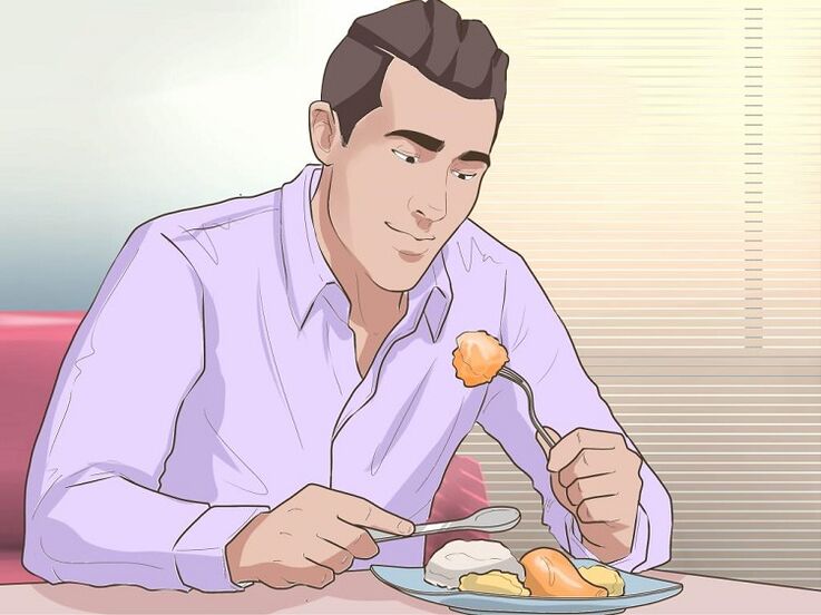 Erhéijung vun der männlecher Potenz mat Ernärung