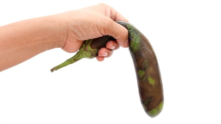 schlecht Potenz beispillsweis Aubergine, wéi se mat Iessen erhéijen