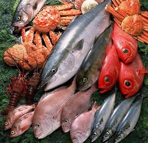 Seafood fir d 'Erhéijung vun der Potenz